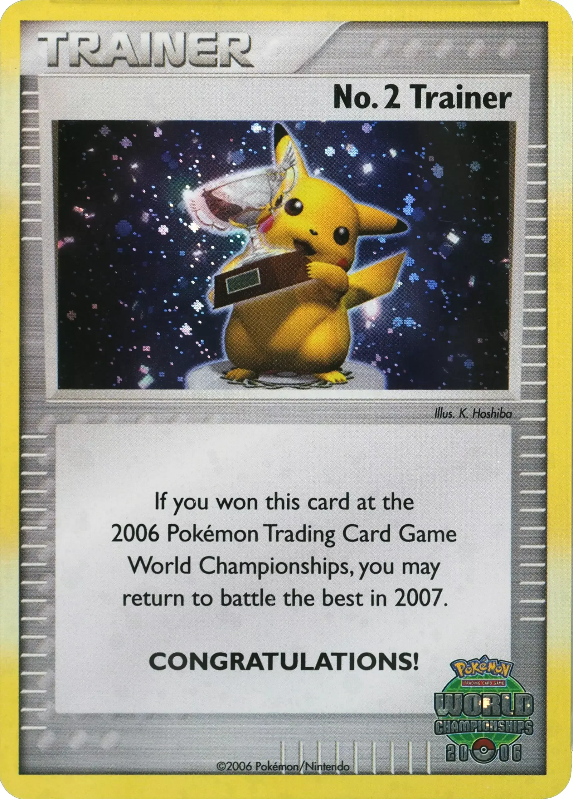 No. 2 Trainer World Championships Card