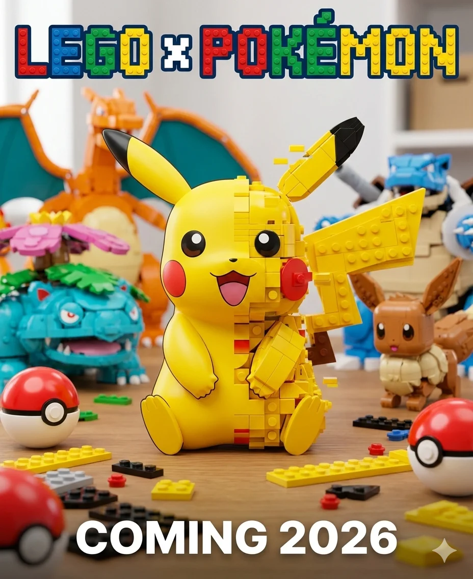 LEGO Pokémon 2026 Collaboration: Venusaur, Charizard and Blastoise Flagship Set (6,838 Pieces, $649.99) Launching February 27