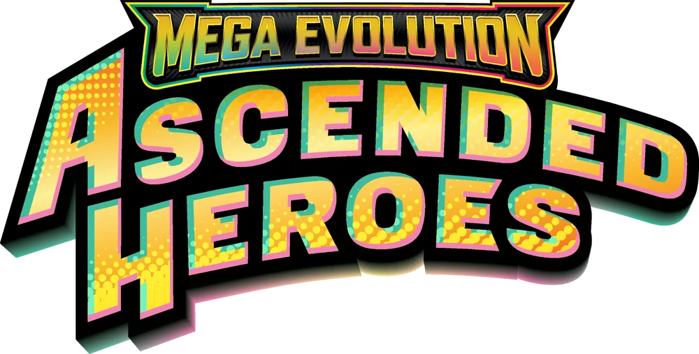 Mega Evolution Ascended Heroes set logo featuring Mega Dragonite ex