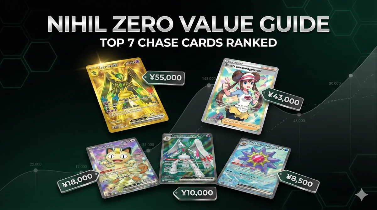 Nihil Zero Most Valuable Cards: Rosa SAR ¥43,000 and Gold Zygarde MUR ¥55,000 Lead the Market