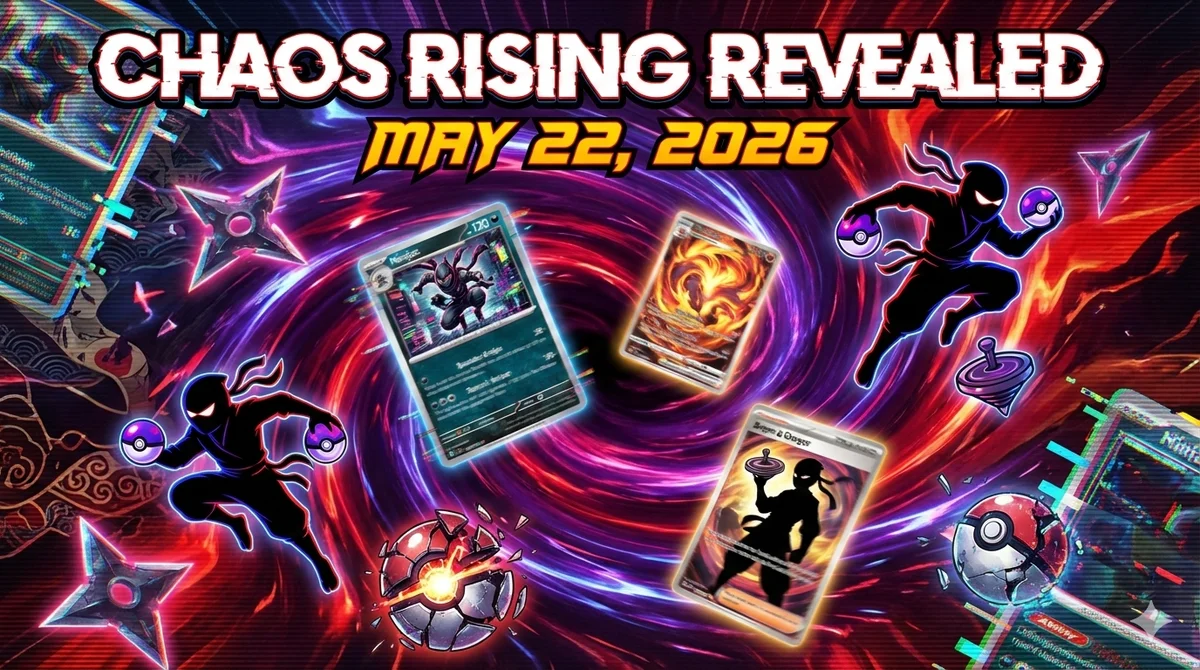 Chaos Rising Pokemon TCG expansion releasing May 22, 2026