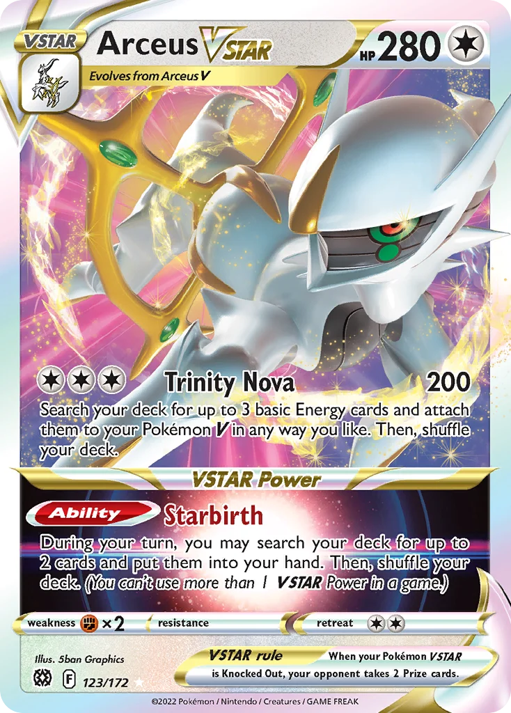Arceus VSTAR Brilliant Stars — 30th Celebration Classic Collection reprint