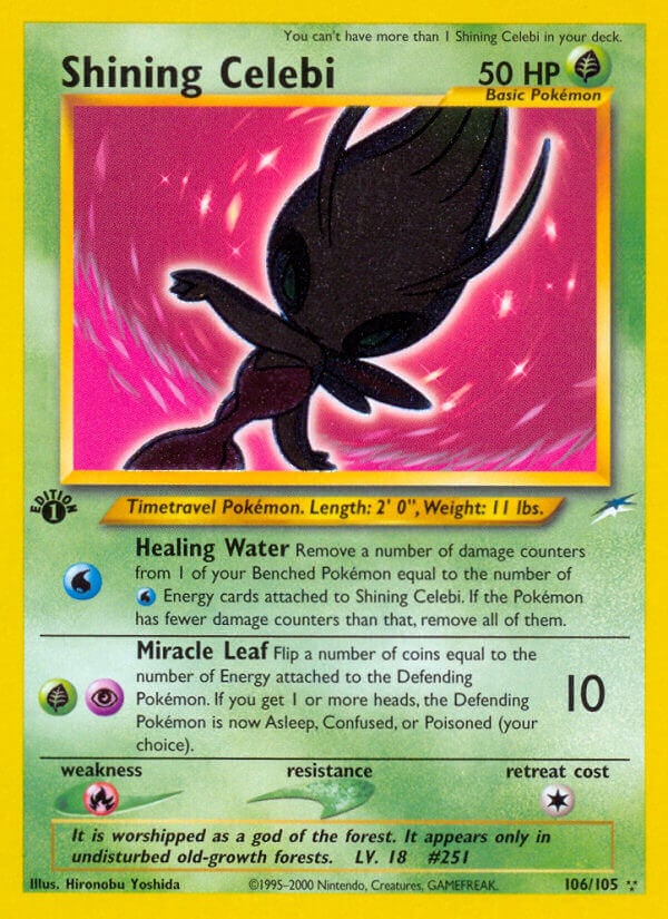 Shining Celebi Neo Destiny — 30th Celebration Classic Collection reprint