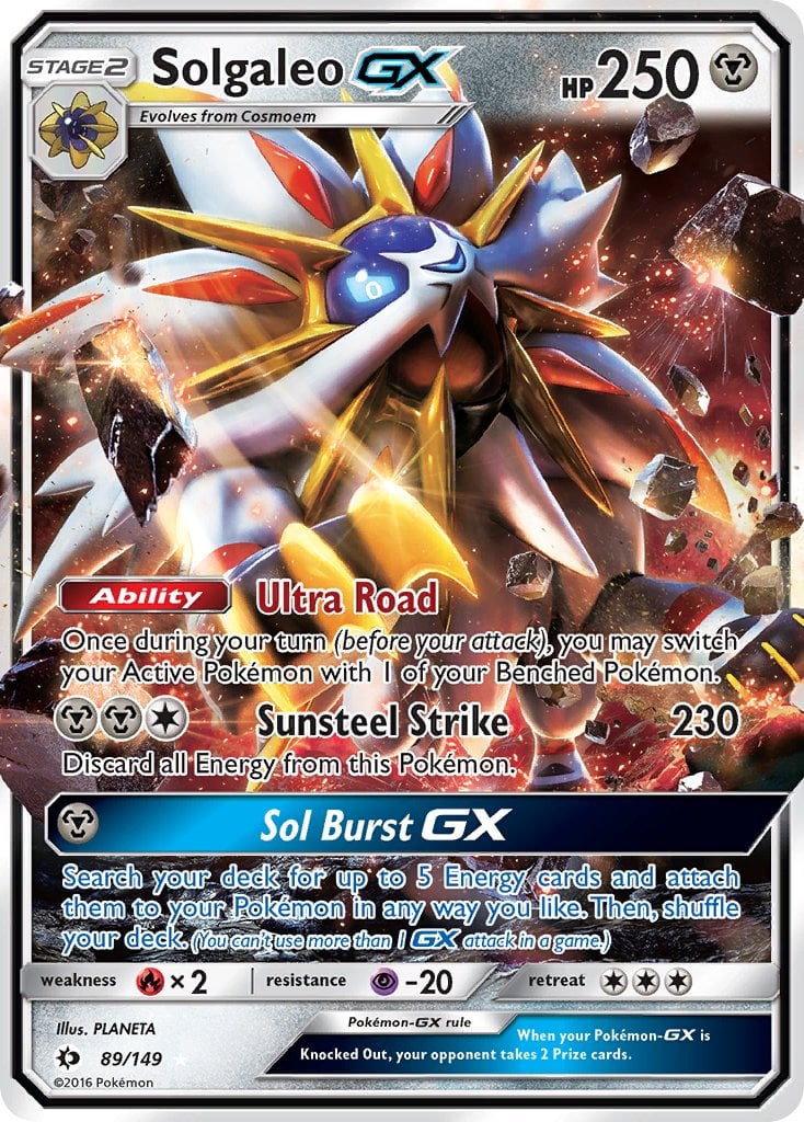 Solgaleo GX Sun and Moon — 30th Celebration Classic Collection reprint