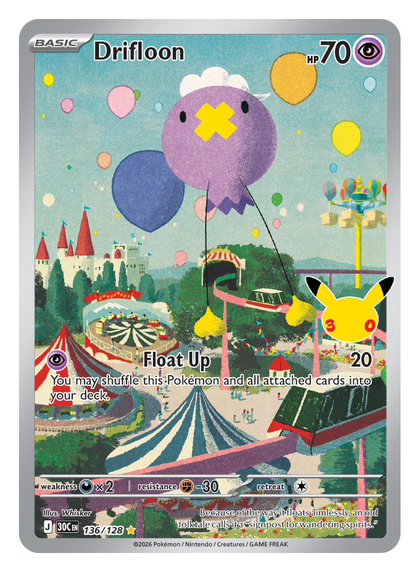 Drifloon — 30th Celebration set card
